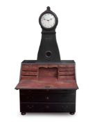 A 19TH CENTURY SWEDISH MORA CLOCK BUREAU