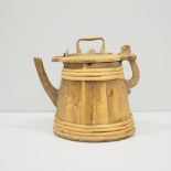 A 19TH CENTURY SWEDISH BIRCH WATER KETTLE