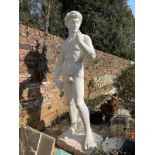 AFTER MICHELANGELO: A LIFE-SIZE FIGURE OF DAVID