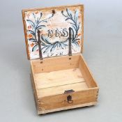 A 19TH CENTURY SWEDISH FOLK ART MARRIAGE BOX