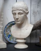 AFTER THE ANTIQUE: A PLASTER BUST OF AENEAS