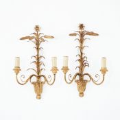 A PAIR OF MID 20TH CENTURY FRENCH WALL SCONCES