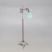 A SWEDISH METAL READING LAMP