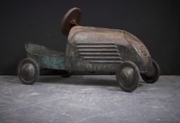 A 1930's CHILD'S MERCEDES PEDAL CAR