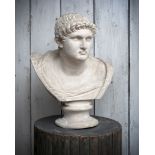 AFTER THE ANTIQUE: A PLASTER BUST OF NERO