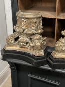 A PAIR OF GILT CORINTHIAN COLUMN LAMPS