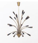 A MID 20TH CENTURY CEILING LIGHT