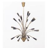 A MID 20TH CENTURY CEILING LIGHT