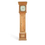 A 19TH CENTURY PROVINCIAL ENGLISH LONGCASE CLOCK