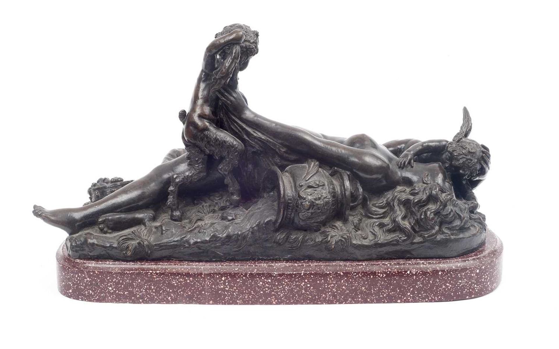A LARGE 17TH CENTURY STYLE BRONZE EROTIC GROUP, PROBABLY 19TH CENTURY - Image 2 of 6