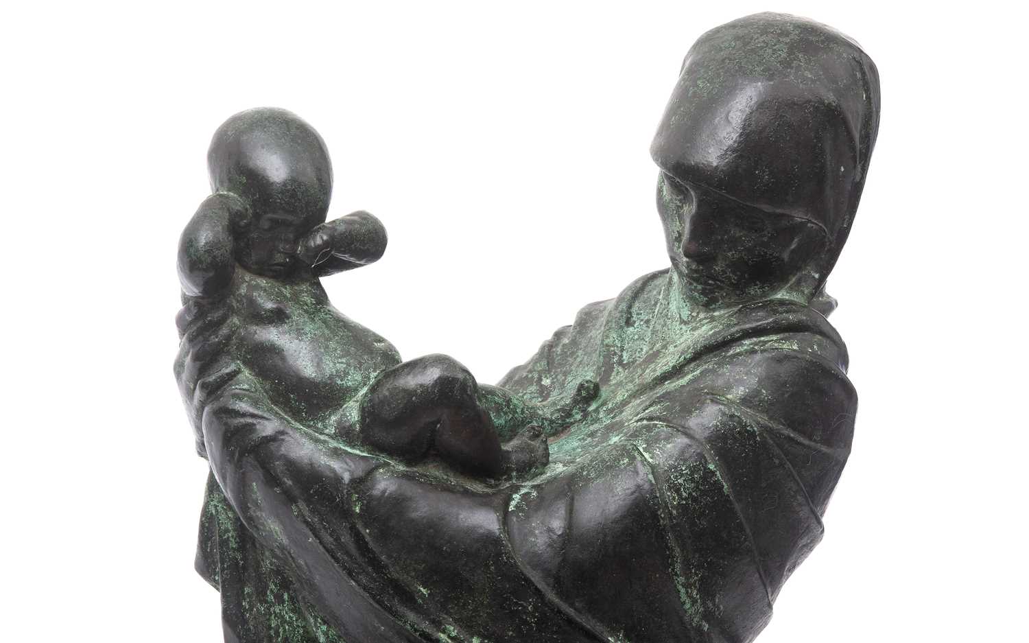 SIR WILLIAM REID DICK R.A. (BRITISH, 1879-1961): 'THE CHILD', BRONZE - Bild 5 aus 5