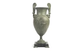 AN ANCIENT GREEK STYLE BRONZE KRATER VASE