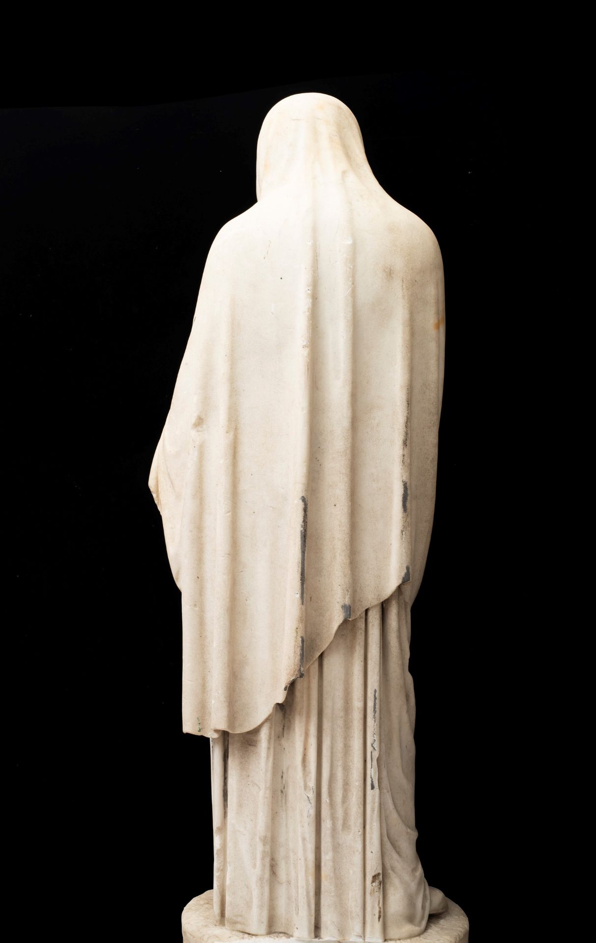 BENJAMIN EDWARD SPENCE (1822-1866): A LARGE MARBLE FIGURE 'HIGHLAND MARY', CIRCA 1855 - Image 4 of 4