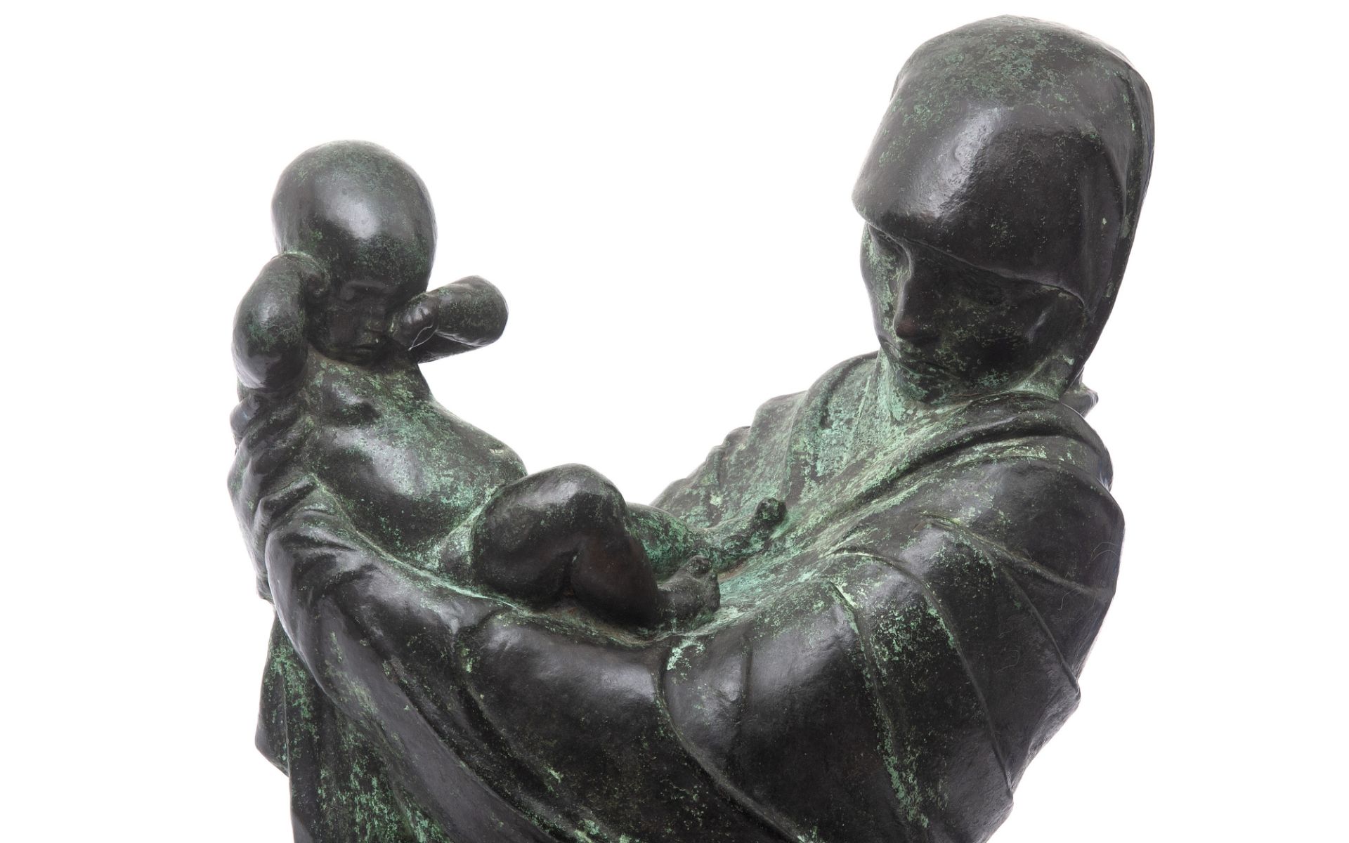 SIR WILLIAM REID DICK R.A. (BRITISH, 1879-1961): 'THE CHILD', BRONZE - Image 5 of 5