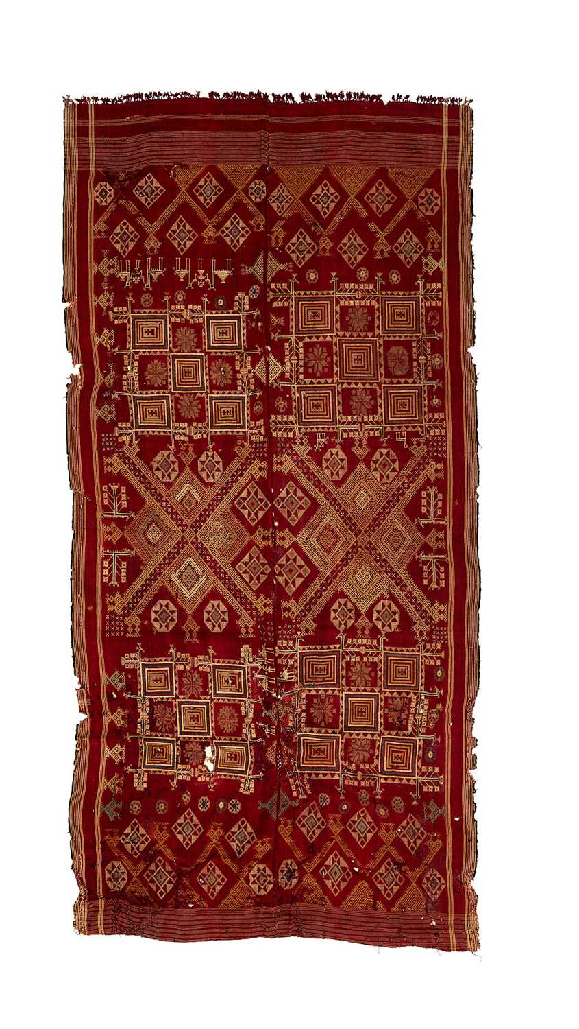 A 19TH CENTURY PALESTINIAN TEXTILE WALL HANGING