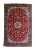 A LARGE ISFAHAN CARPET, CENTRAL PERSIA, LATE 20TH CENTURY