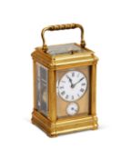 A HENRI JACOT PETITE SONNERIE CARRIAGE CLOCK WITH ALARM AND REPEAT CIRCA 1890