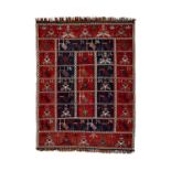 A RARE LATE 19TH / EARLY 20TH CENTURY PERSIAN SHASSAVAN KILLIM RUG