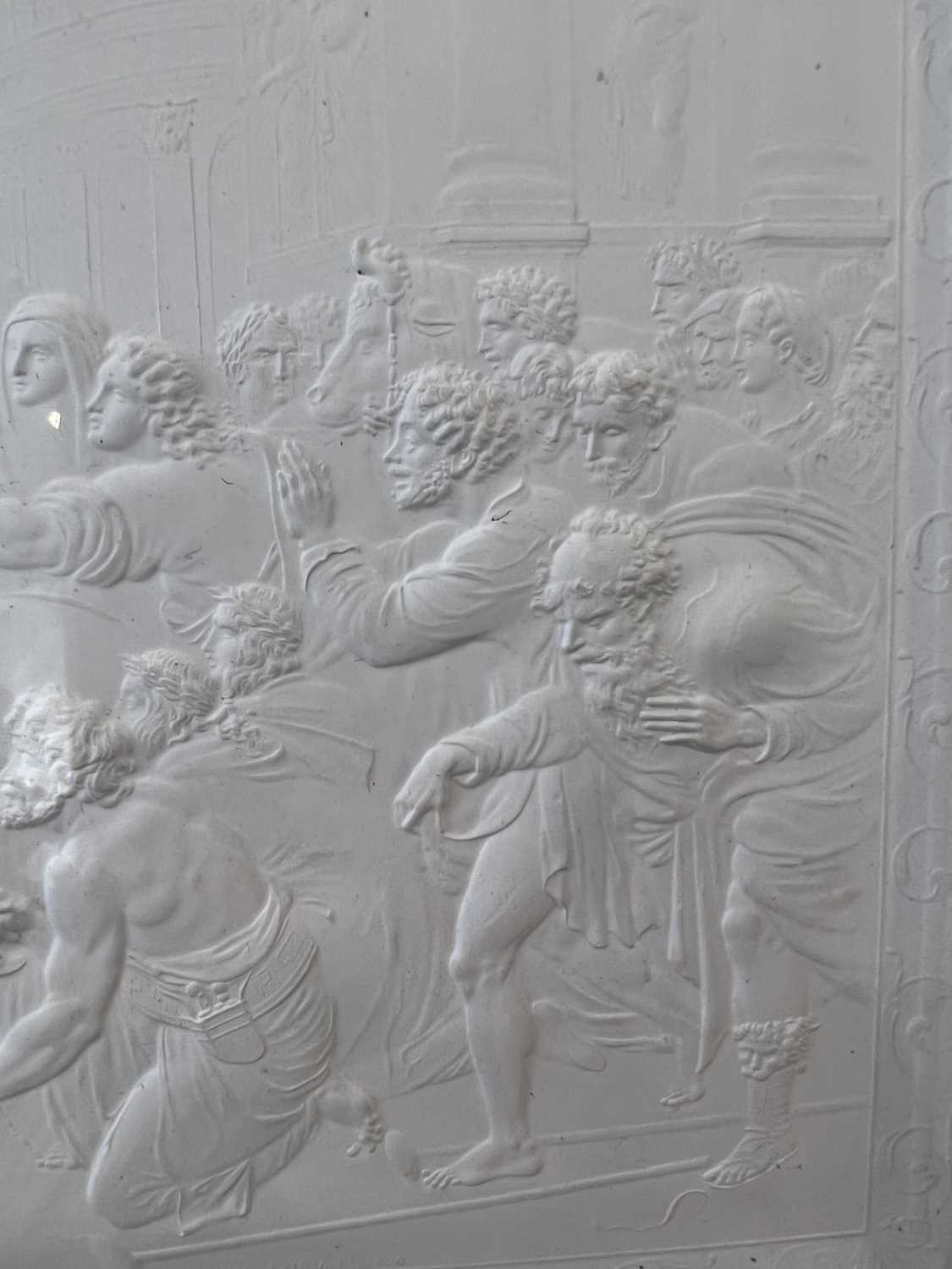 A SET OF EARLY 19TH CENTURY GRAND TOUR PLASTER RELIEFS AFTER RAPHAEL CIRCA 1820 - Image 3 of 4