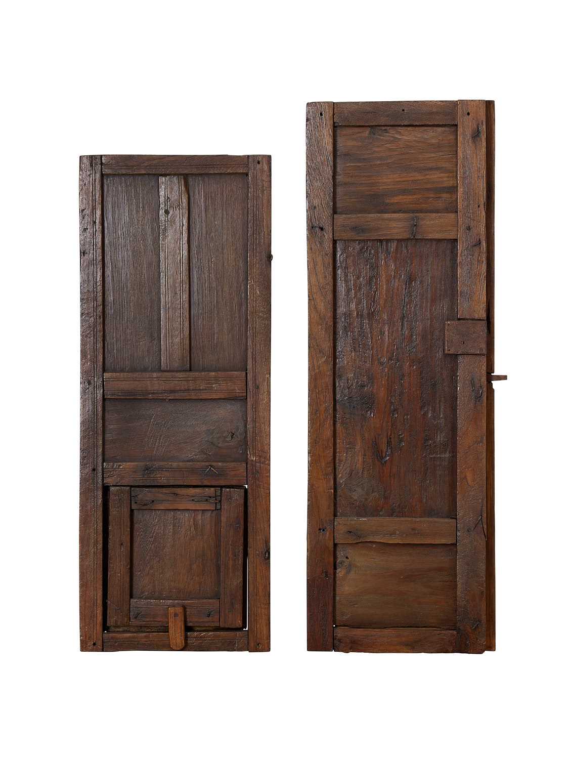 TWO 15TH CENTURY MAMLUK CARVED WOOD DOORS, EGYPT - Image 2 of 2