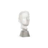 HENRY SCHLEVOGT (GERMAN, 1904-1984): AN INGRID FROSTED GLASS HEAD