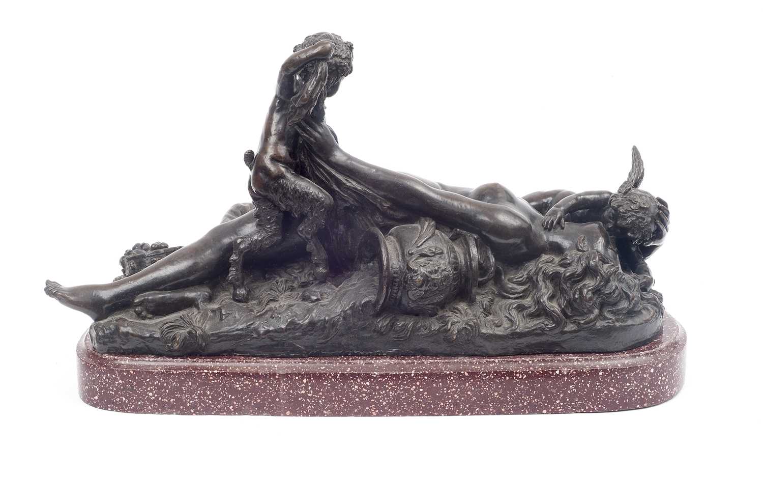 A LARGE 17TH CENTURY STYLE BRONZE EROTIC GROUP, PROBABLY 19TH CENTURY - Image 2 of 6