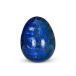 A SOLID LAPIS LAZULI EGG SPECIMEN