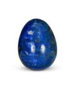 A SOLID LAPIS LAZULI EGG SPECIMEN