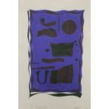 J. HARRIS. An abstract composition. Signed in pencil lower left and dated 1968 lower right,