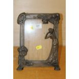 A MODERN ART NOUVEAU STYLE PHOTO FRAME - REBATE SIZE 20 CM BY 15 CM