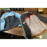 TWO ADDIDAS TRACKSUIT JACKETS