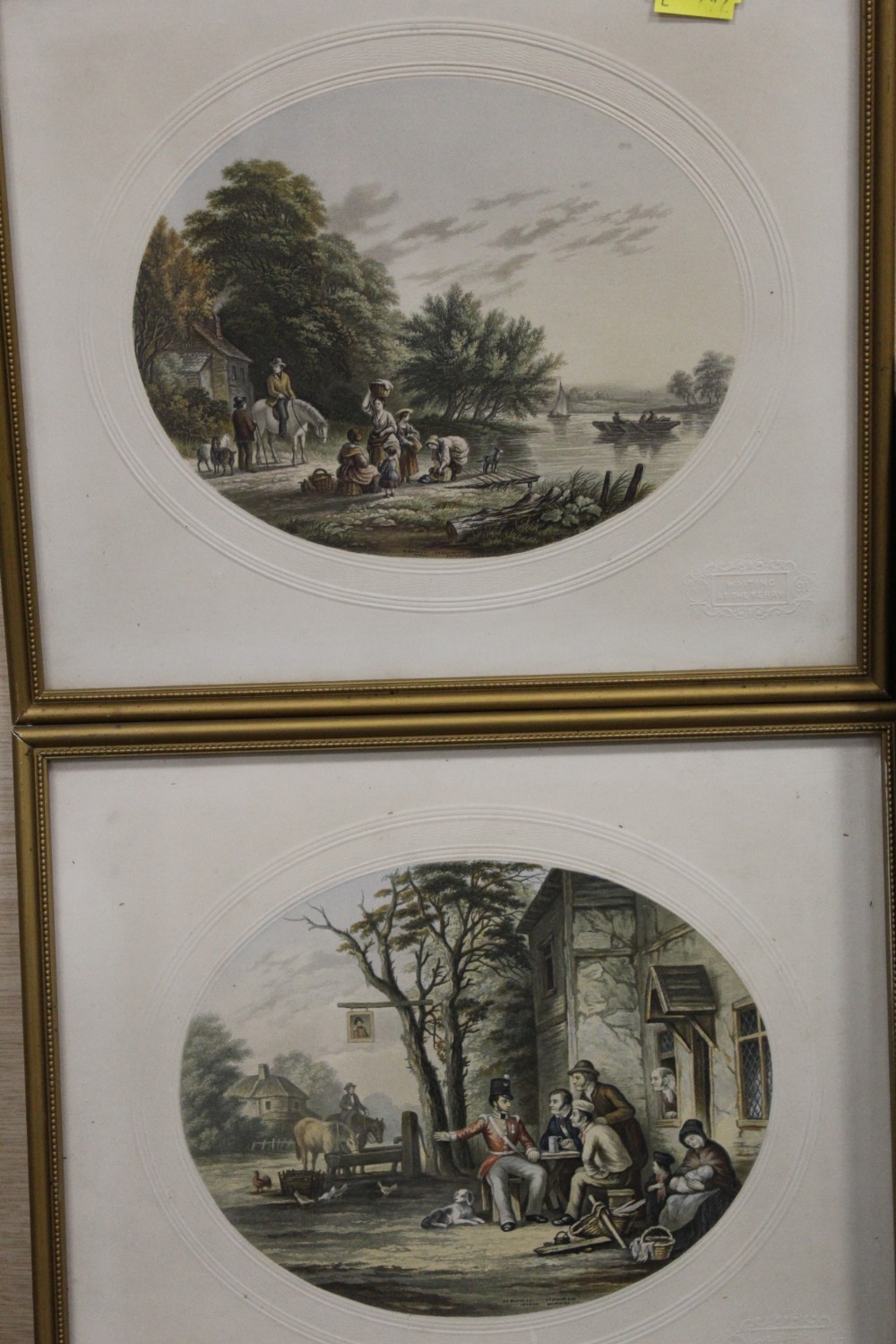 A SMALL QUANTITY OF FRAMED AND GLAZED LE BLOND PRINTS OF LANDSCAPES WITH FIGURES - Image 5 of 5