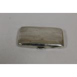 A CHESTER HALLMARKED SILVER COMBINATION VANITY CASE AND CIGARETTE HOLDER - CHESTER 1919