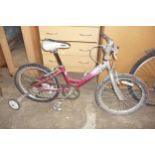 A GIRLS' RALEIGH STARZ BIKE