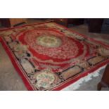 A LARGE CHINESE ORIENTAL RUG