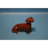 A BESWICK DACSHUND DOG