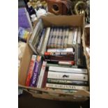 A BOX OF BOOKS TO INCLUDE BIOGRAPHIES