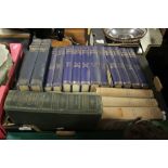 A TRAY OF ASSORTED BOOKS, TO INCLUDE WAR RELATED BOOKS