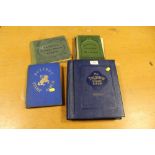 FOUR VINTAGE STAMP ALBUMS AND CONTENTS