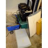 A MIXTURE OF ELECTRICALS TO INCLUDE A PHOTAX DRYER, PRINTERS ETC