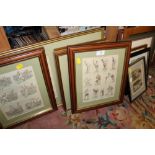 A SELECTION OF VARIOUS VINTAGE FRANK REYNOLDS CRICKETING PRINTS TOGETHER WITH A SELECTION OF