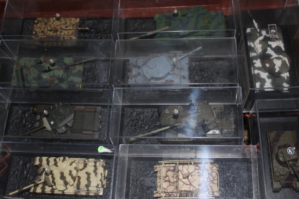 TWO TRAYS OF OXFORD DIE CAST MODEL CARS, TANKS, ETC. - Image 4 of 4