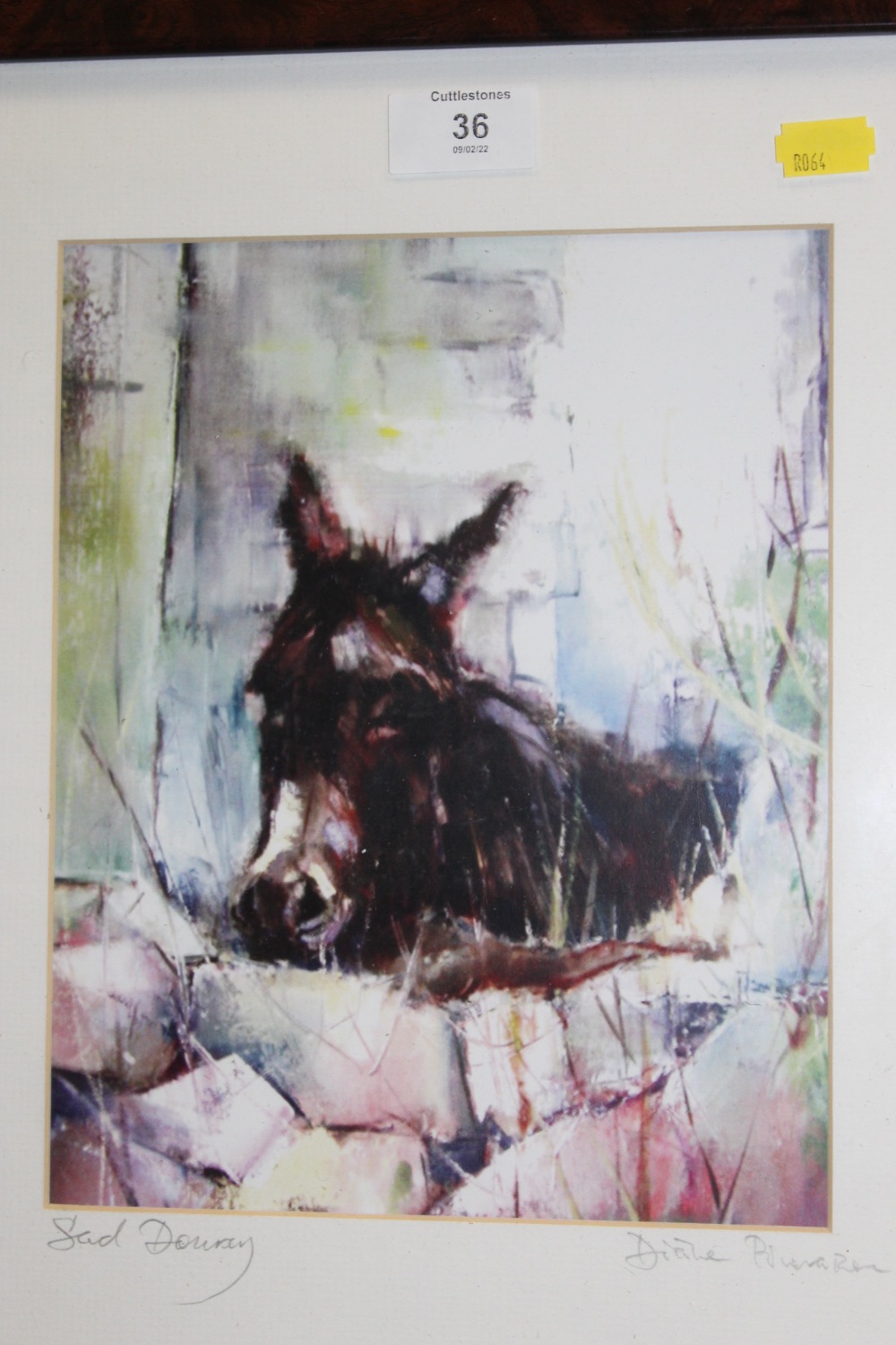 A SMALL SELECTION OF PRINTS TO INCLUDE A SIGNED EXAMPLE 'SAD DONKEY' (5) - Image 5 of 5