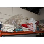 A LARGE QUANTITY OF COTTON, MATERIAL ETC.