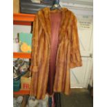 A VINTAGE LADIES FUR COAT