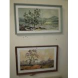 A PAIR OF FRAMED OIL ON BOARD RURAL SCENES BOTH SIGNED LOWER RIGHT C.LAYLAND - ONE DATED 1976 -