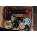 A SELECTION OF FISHING INTEREST ITEMS TO INCLUDE 2 POWERPLAY RODS IN CARRY CASE, REELS PLUS