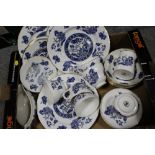 TWO TRAYS OF DE MONTFORD CHINA