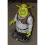 A LARGE SHREK FIGURINE, APPROX 61 CM