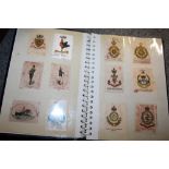 AN ALBUM OF SILK CIGARETTE CARDS ETC.